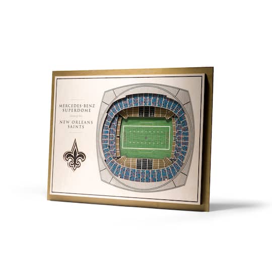 NFL 5-Layer StadiumView Wall Art By Youthefan in New Orleans Saints | 17" x 13" | Michaels®